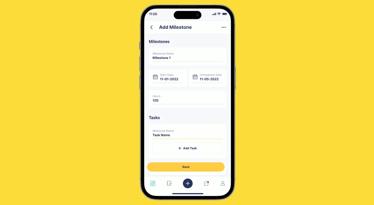 Denno mobile app UX design case study for task management