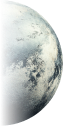 Moon-like planet illustrating development service